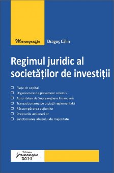 Imagine Regimul juridic al societatilor de investitii