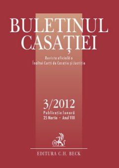 Imagine Buletinul Casatiei, nr. 3/2012