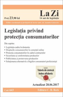 Legislatia privind protectia consumatorilor. Actualizat la 28 iunie 2017