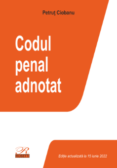 Codul penal adnotat - Petrut Ciobanu