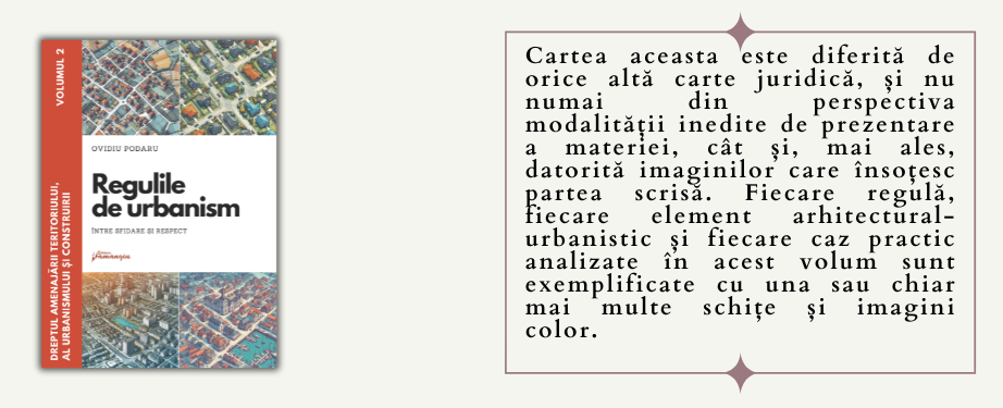 Dreptul amenajarii teritoriului, al urbanismului si al construirii. Vol. II. Regulile de urbanism