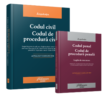 Pachet Codul civil. Codul de procedura civila. Codul penal. Codul de procedura penala - ianuarie 2025- ***