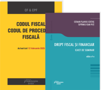 Pachet Drept fiscal si financiar si codul fiscal- Cosmin Flavius Costas, Septimiu Ioan Put, ***