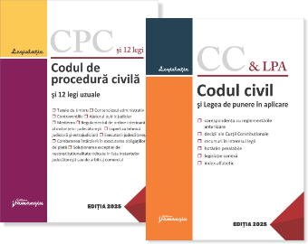 Pachet Codul civil si Codul de procedura civila- ***