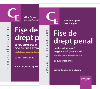 Pachet Fise drept penal- Mihai Dunea;Simona Anghel;Cristinel Ghigheci